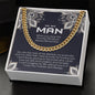 To my Man, Cuban Link Chain