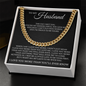 Cuban Link Chain - To My Husband "I Found My Missing Piece"