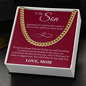 Cuban Link Chain - To My Son "I Love You"