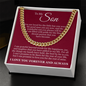 Cuban Link Chain - To My Son "Grateful Beyond Words"