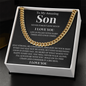 Cuban Link Chain - To My Amazing Son