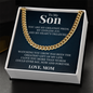 Cuban Link Chain - To My Son "Greatest Gift of My Life"