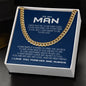 To my Man, Cuban Link Chain