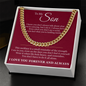 Cuban Link Chain - To My Son