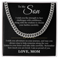 Cuban Link Chain - To My Son "I am So Proud of You"
