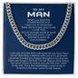 To my Man, Cuban Link Chain