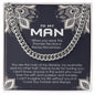 To my Man, Cuban Link Chain
