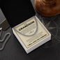 Cuban Link Chain - To My Grandon "Have Kindness In Your Heart"