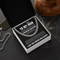 Cuban Link Chain - To My Man "I Found My Missing Piece"
