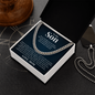 Cuban Link Chain - To My Son "God is Always With You"