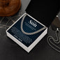 Cuban Link Chain - To My Son "My Greatest Blessing"