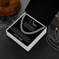 Cuban Link Chain - To My Son "I am So Proud of You"