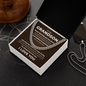 Cuban Link Chain - To My Grandson "Never Feel That You Are Alone"