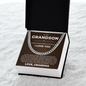 Cuban Link Chain - To My Grandson "Always Remember I Love You"