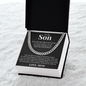 Cuban Link Chain - To My Son "Just Do Your Best"