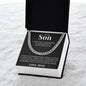 Cuban Link Chain - To My Son "Keep Going Ahead"