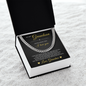 Cuban Link Chain - To My Grandson "I Love You"