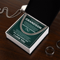 Cuban Link Chain - To My Dearest Grandson "Always Keep Me In Your Heart"