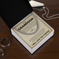 Cuban Link Chain - To My Grandon "Have Kindness In Your Heart"