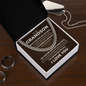 Cuban Link Chain - To My Grandson "Never Feel That You Are Alone"