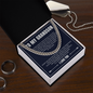 Cuban Link Chain - To My Grandson "Just Do Your Best"