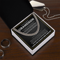 Cuban Link Chain - To My Dearest Grandson "Always Be Brave and Strong"