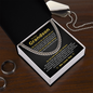 Cuban Link Chain - To My Grandson "We Love You For All That You Are"