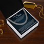 Cuban Link Chain - To My Son "Never Give Up"