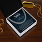 Cuban Link Chain - To My Son "Never Forget That We Love You"