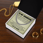 Cuban Link Chain - To My Grandson "Follow Your Dreams"