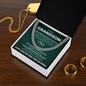 Cuban Link Chain - To My Grandson "Never Forget How Much I Love You"