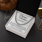 Cuban Link Chain - To My Husband Promise Necklace