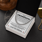 Cuban Link Chain - To My Dearest Grandson "Never Forget How Much I Love You"