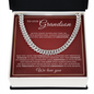 Cuban Link Chain - To My Grandson "Have Kindness In Your Heart"