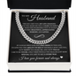 Cuban Link Chain - To My Husband "The Day I Met You, My Life Changed"