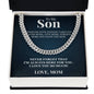Cuban Link Chain - To My Son "I Love You So Much"