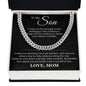 Cuban Link Chain - To My Son "I am So Proud of You"