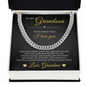 Cuban Link Chain - To My Grandson "I Love You"