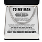 Cuban Link Chain - To My Man "Promise Necklace"