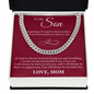 Cuban Link Chain - To My Son "I Love You"