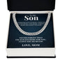 Cuban Link Chain - To My Son "I Love You So Much"