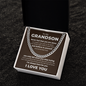 Cuban Link Chain - To My Grandson "Never Feel That You Are Alone"