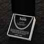 Cuban Link Chain - To My Son "Believe In Yourself"