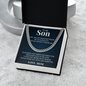 Cuban Link Chain - To My Son "Greatest Gift of My Life"