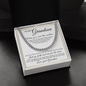 Cuban Link Chain - To My Grandson "You Either Win or Learn"