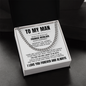 Cuban Link Chain - To My Man "Promise Necklace"