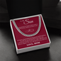 Cuban Link Chain - To My Son "I Love You"