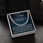 Cuban Link Chain - To My Son "Trust Yourself"