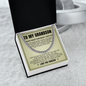 Cuban Link Chain - To My Grandson "Follow Your Dreams"