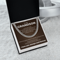 Cuban Link Chain - To My Grandon "Believe in Yourself"